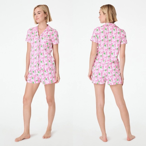 Roller Rabbit Leo The Lion Polo Pajama Set Size XS NWT - Picture 3 of 5